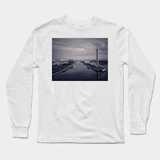 Glasgow print River Clyde Long Sleeve T-Shirt